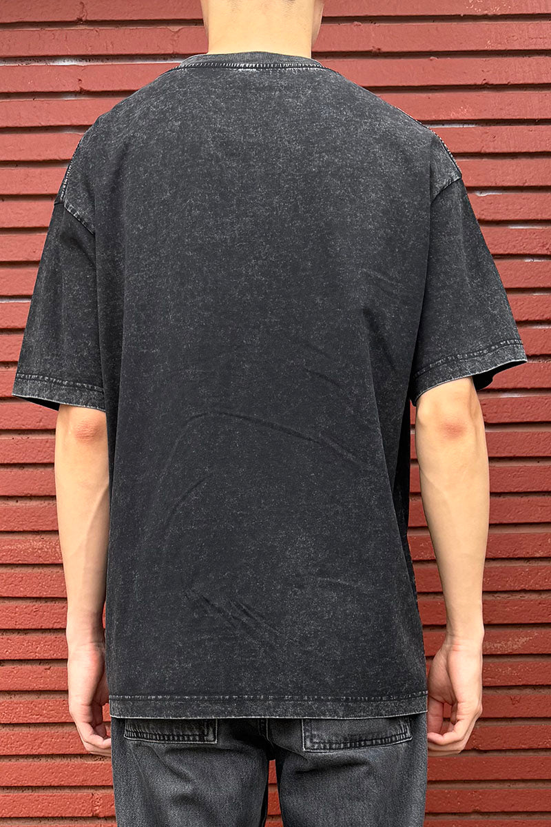 GWM Boxy Mid weight vintage Acid wash T shirts