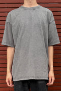 GWM Boxy Mid weight vintage Acid wash Gray T shirts