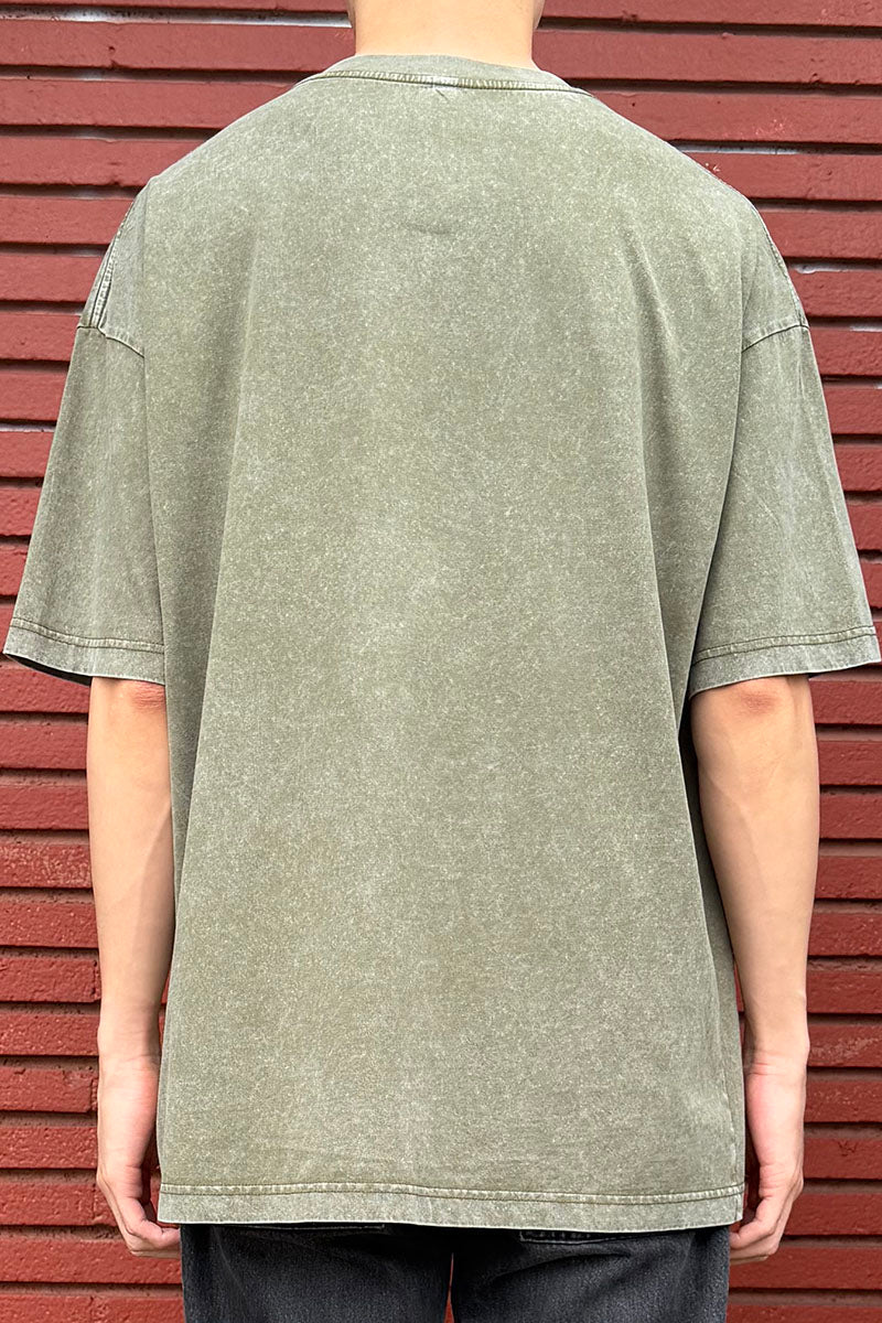 GWM Boxy Mid weight vintage Acid wash T shirts